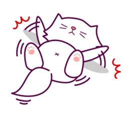 cute cat small snow sticker #2279523
