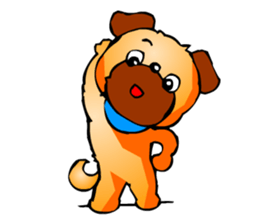 Pug the Dog sticker #2279632