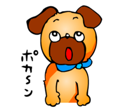 Pug the Dog sticker #2279634