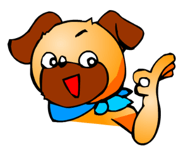 Pug the Dog sticker #2279635