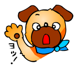 Pug the Dog sticker #2279636