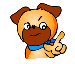 Pug the Dog sticker #2279638