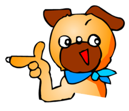 Pug the Dog sticker #2279643