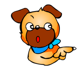 Pug the Dog sticker #2279644