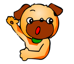 Pug the Dog sticker #2279651