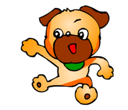 Pug the Dog sticker #2279655