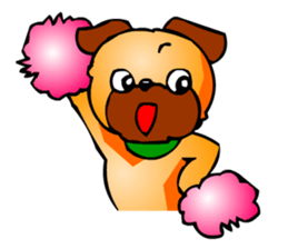 Pug the Dog sticker #2279656
