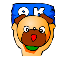 Pug the Dog sticker #2279659