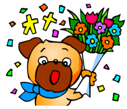 Pug the Dog sticker #2279660