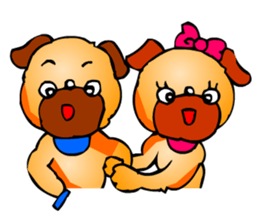 Pug the Dog sticker #2279661