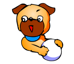 Pug the Dog sticker #2279663