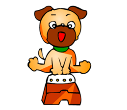 Pug the Dog sticker #2279665