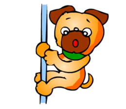 Pug the Dog sticker #2279670