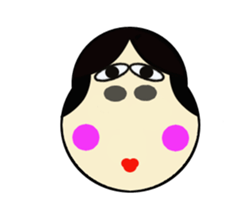 Ms.Fukuwarai sticker #2279731