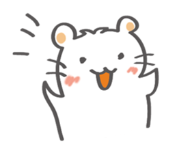 Hamster! Now that you are thinking. sticker #2280152