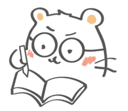 Hamster! Now that you are thinking. sticker #2280180