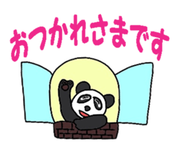 Pastel panda sticker #2280274