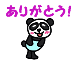 Pastel panda sticker #2280278
