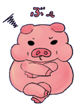 Princess pig sticker #2280356