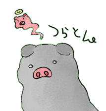 Princess pig sticker #2280358