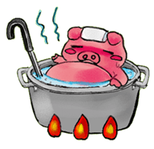 Princess pig sticker #2280359