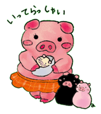 Princess pig sticker #2280364