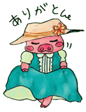 Princess pig sticker #2280369