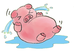 Princess pig sticker #2280372
