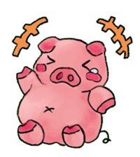 Princess pig sticker #2280374