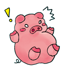 Princess pig sticker #2280376
