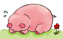 Princess pig sticker #2280378