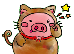 Princess pig sticker #2280381