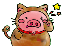 Princess pig sticker #2280381
