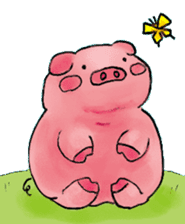 Princess pig sticker #2280383
