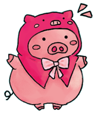 Princess pig sticker #2280386