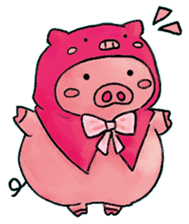 Princess pig sticker #2280386