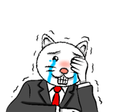 Chief of cat sticker #2280609