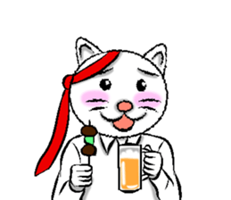 Chief of cat sticker #2280626