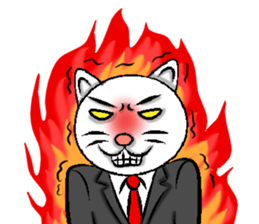 Chief of cat sticker #2280628