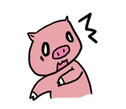 Friends of the pig as "Boo Nyan" sticker #2281043