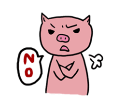 Friends of the pig as "Boo Nyan" sticker #2281050
