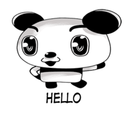 Panda - Lovely (EN) sticker #2281195