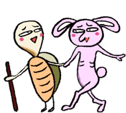 Mr.Usami and Kameda (global) sticker #2282773