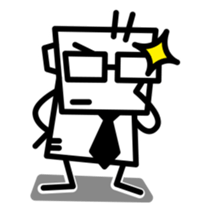 Mr. Square sticker #2283242