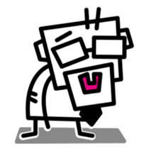 Mr. Square sticker #2283247