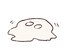shy ghost sticker #2284167