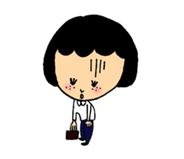 Girl of mushroom of Freckle sticker #2284393