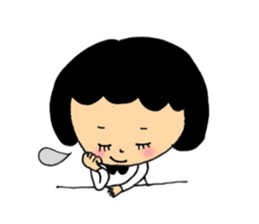 Girl of mushroom of Freckle sticker #2284395