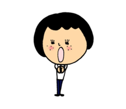 Girl of mushroom of Freckle sticker #2284402