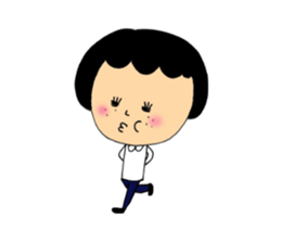 Girl of mushroom of Freckle sticker #2284408